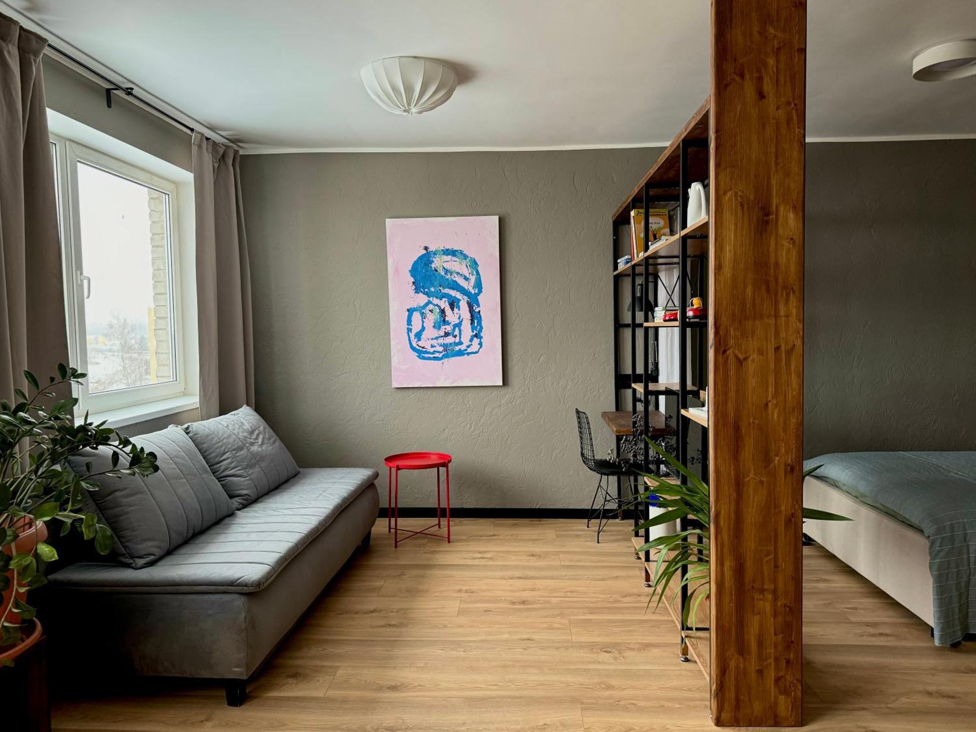 Grey In Apartment *